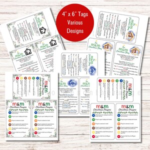 M&amp;M Nativity Christmas Story Printable Tags | Candy Christmas Prayer ...