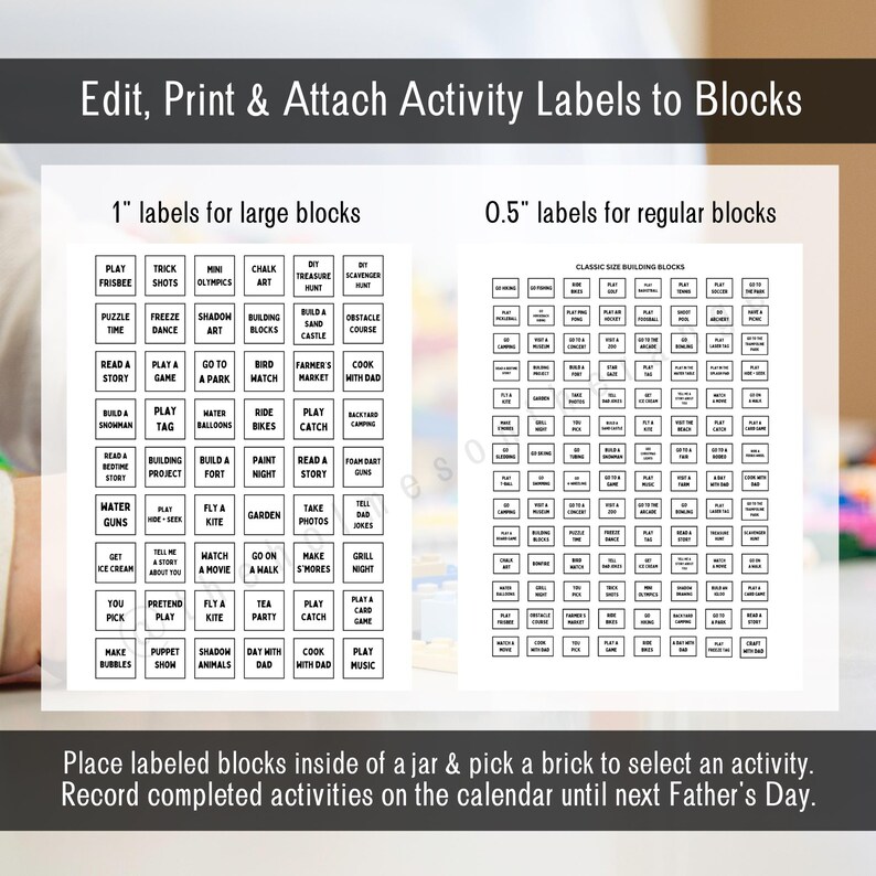 Building Memories With Dad Printable Kid's Craft for Father's Day | DIY ...