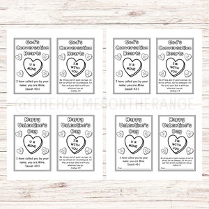 God's Conversation Hearts Printable Valentines Coloring Cards NKJV ...