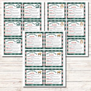Christmas Story Snack Mix Printable Label | Nativity Snack Mix Gift Tag ...
