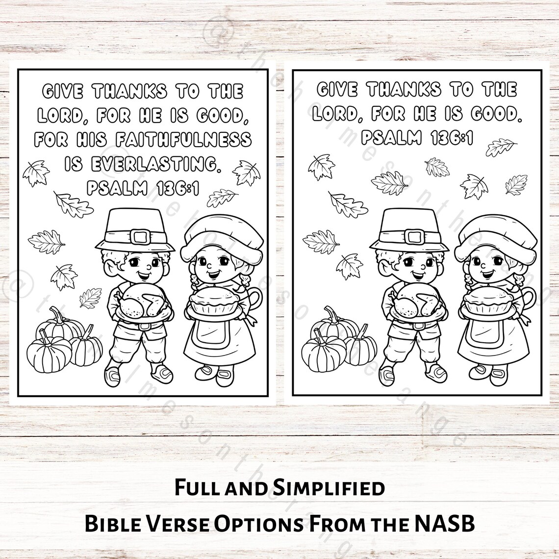 Fall Bible Verse Coloring Pages | Thankful Cards & Activities ...