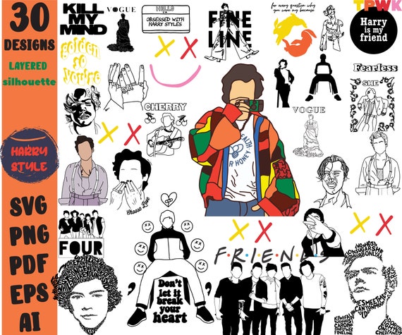 Harry Styles SVG Harry Styles SVG Bundle Harry Styles - Etsy