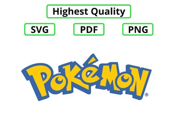 Pokemon Logo Etsy