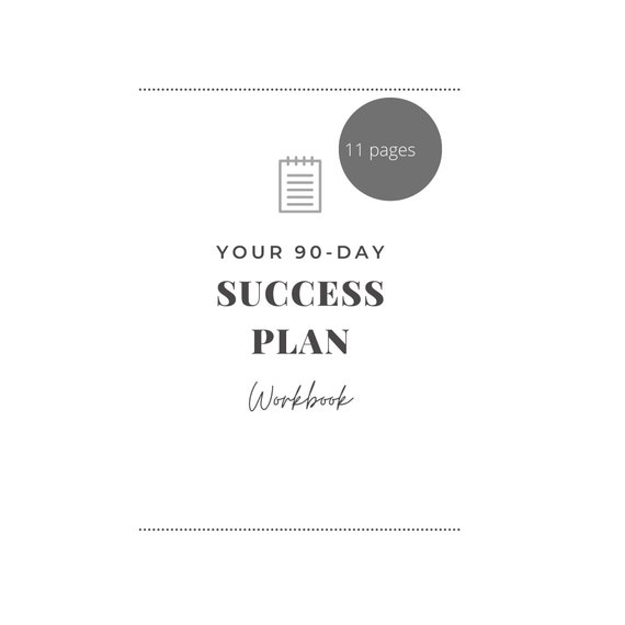 90 Day Workbook worksheets Daily Planner Goal Setting - Etsy