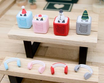 Wichtel Musikbox 2 - Wichtelzubehör für den Weihnachtswichtel - Kleine Musikbox in verschiedenen Farben