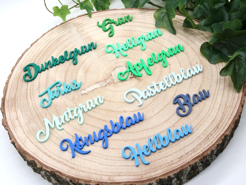 Familienschild mit Haus personalisiert Türschild für Familien viele Farben 25 cm Bild 7