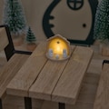 Miniatur Krippe mit Licht | Wichtel Weihnachtskrippe mit Maria, Josef & Jesuskind | leuchtende Kulisse aus PLA | Zubehör für Wichteltür product logo