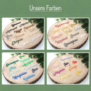 Türkranz Hasenohr mit Frohe Ostern Schriftzug Osterdeko Osterkranz Osterei viele Farben Bild 10