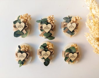 25 PCS Eucalyptus Wedding Favors Eucalyptus Soap Favors Bridal Shower Favors Personalized Wedding Favors Greenery Wedding Gifts