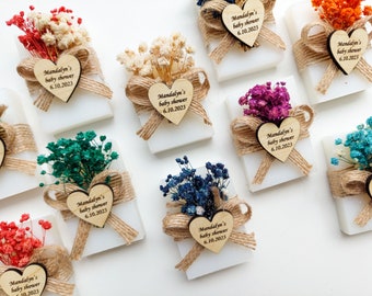 100 PCS Wedding Favors for Guests Bulk Favors Personalized Soaps Bridal Shower Favors Handmade Scented Soaps Baby Shower Favors