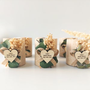Eucalyptus Wedding Favors, Eucalyptus Cande Favors, Bridal Shower Favors, Personalized Wedding Favors, Favors Candle Party Favors