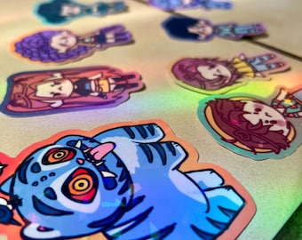 Holographic KPDH Stickers