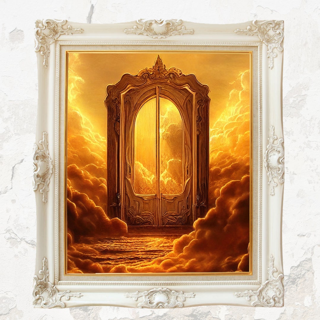 Heaven's Doors Gateway to Heaven Pearly Gates God's Etsy