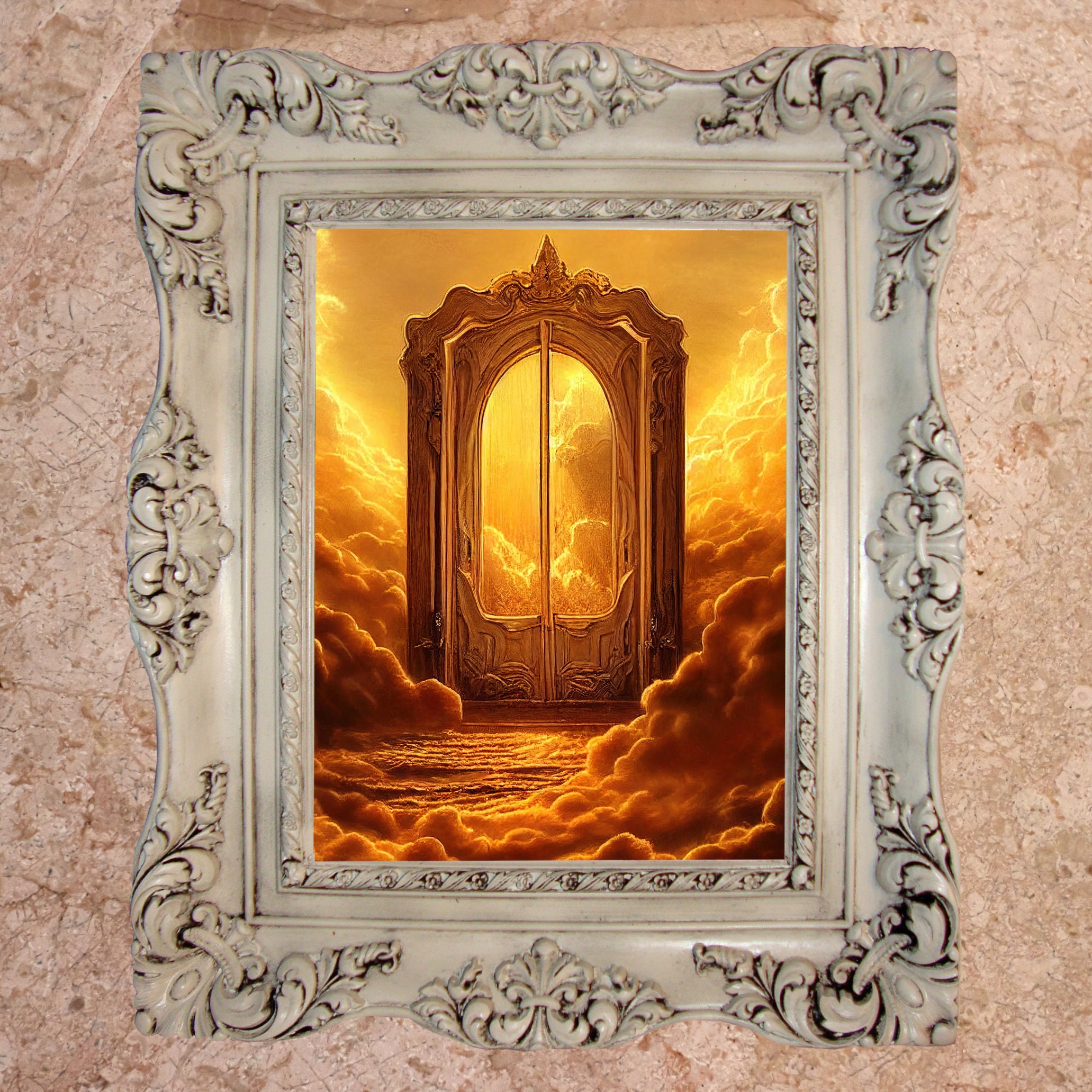 Heaven's Doors Gateway to Heaven Pearly Gates God's Etsy