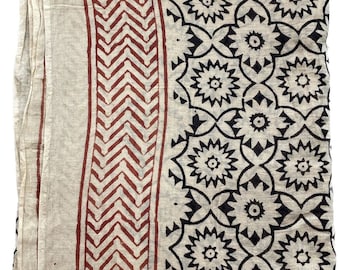 Sarong beach wrap, block print sarong, pareo, cotton sarong, Indian sarong, sarong for women