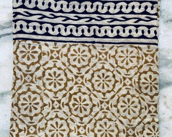 Sarong beach wrap, block print sarong, pareo, cotton sarong, Indian sarong, sarong for women, yellow sarong