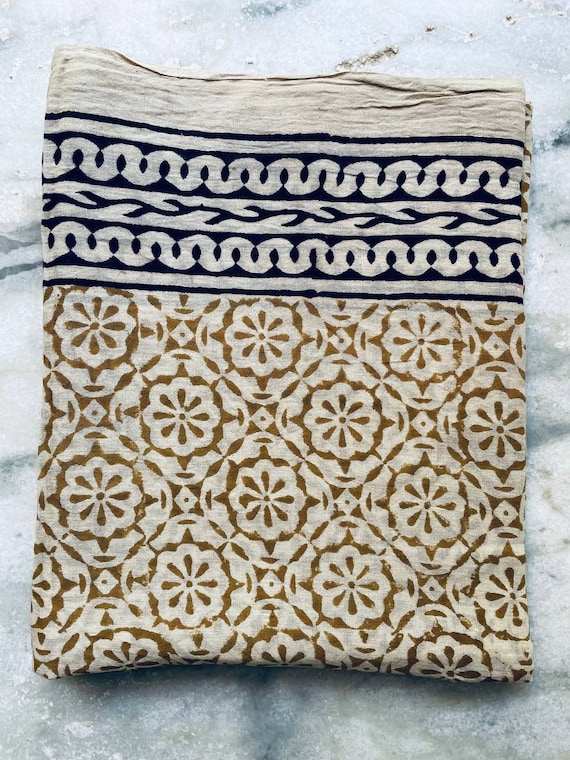Sarong beach wrap, block print sarong, pareo, cotton sarong, Indian sarong, sarong for women, yellow sarong
