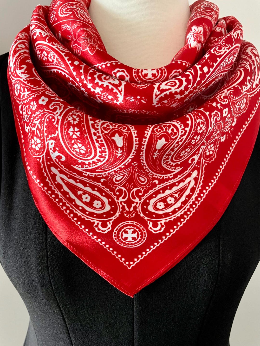100% Silk Scarf Square Pure Silk Bandana Mulberry Silk Hair Head