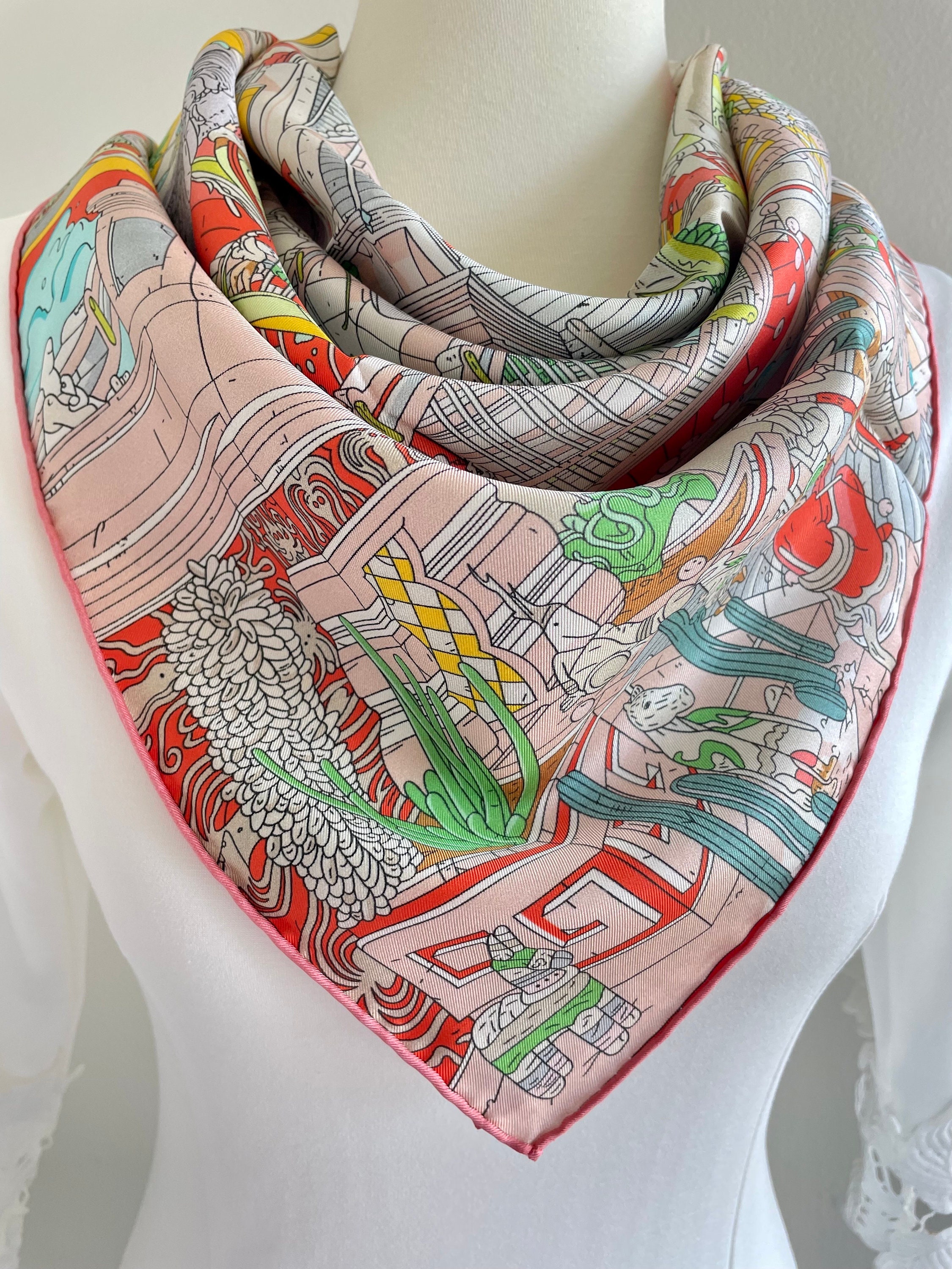 Hermès Costume de Fête Silk Scarf 90cm