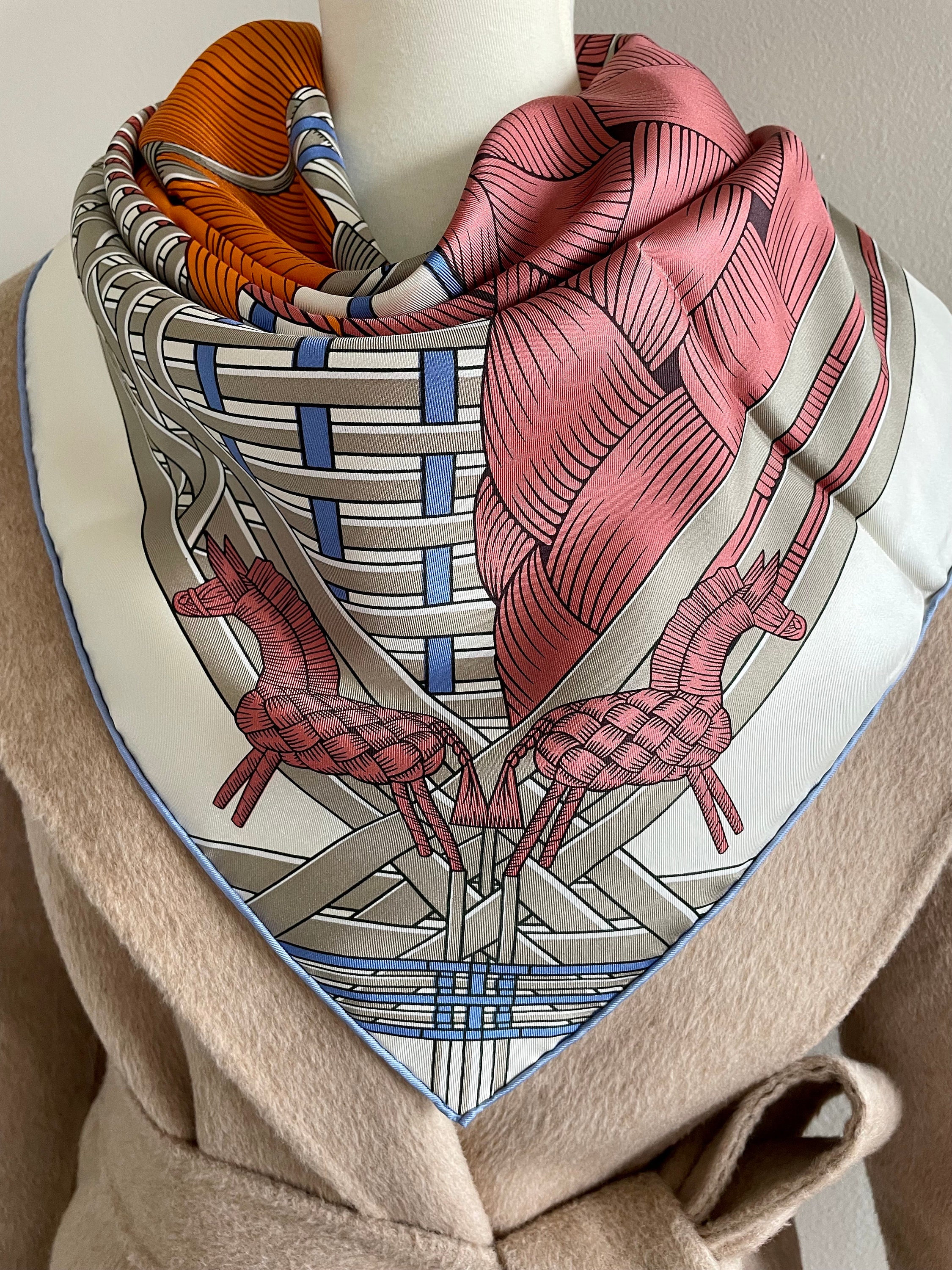 Hermes scarf orange - Etsy 日本