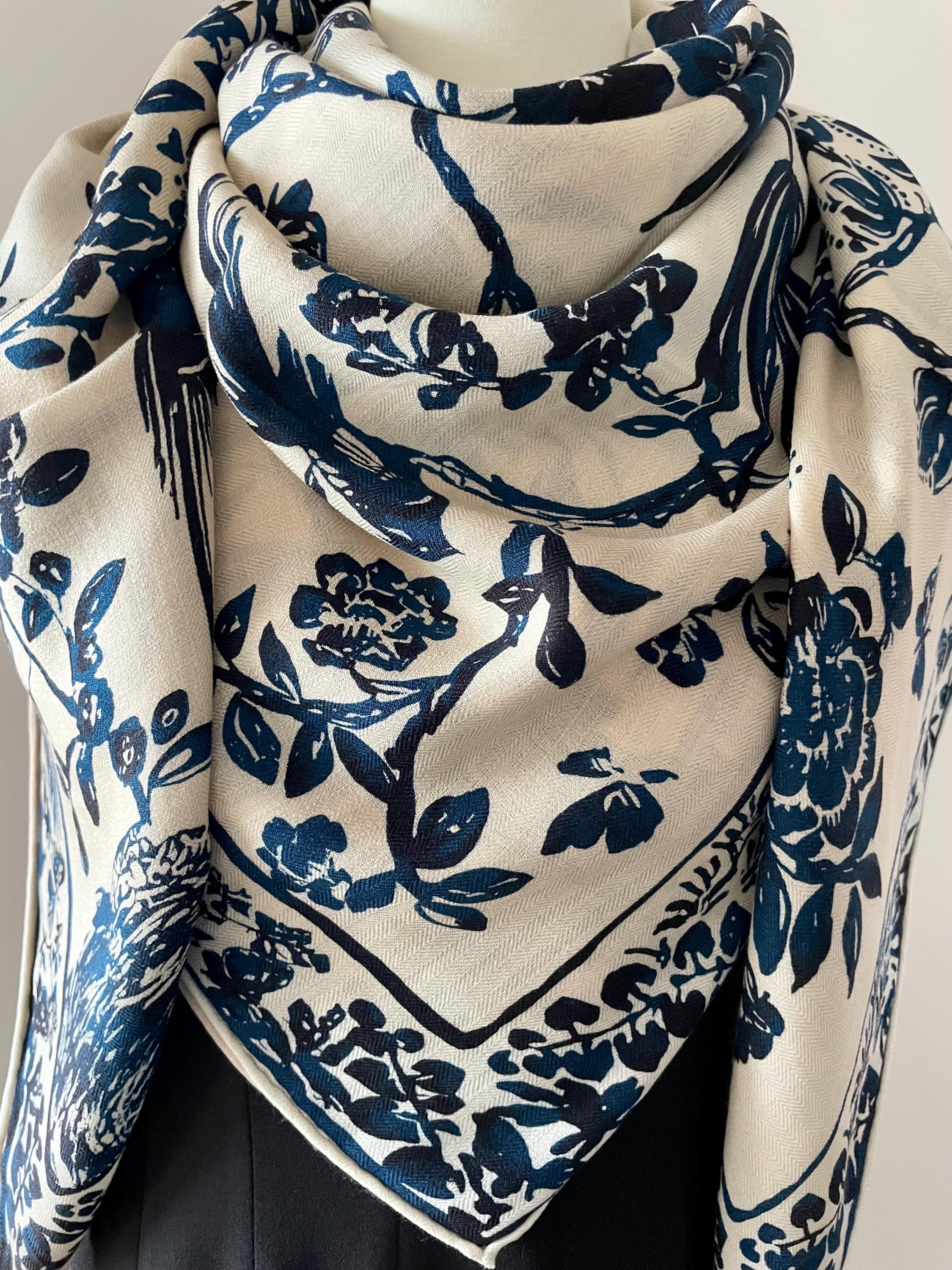 Indigo Scarf - Etsy