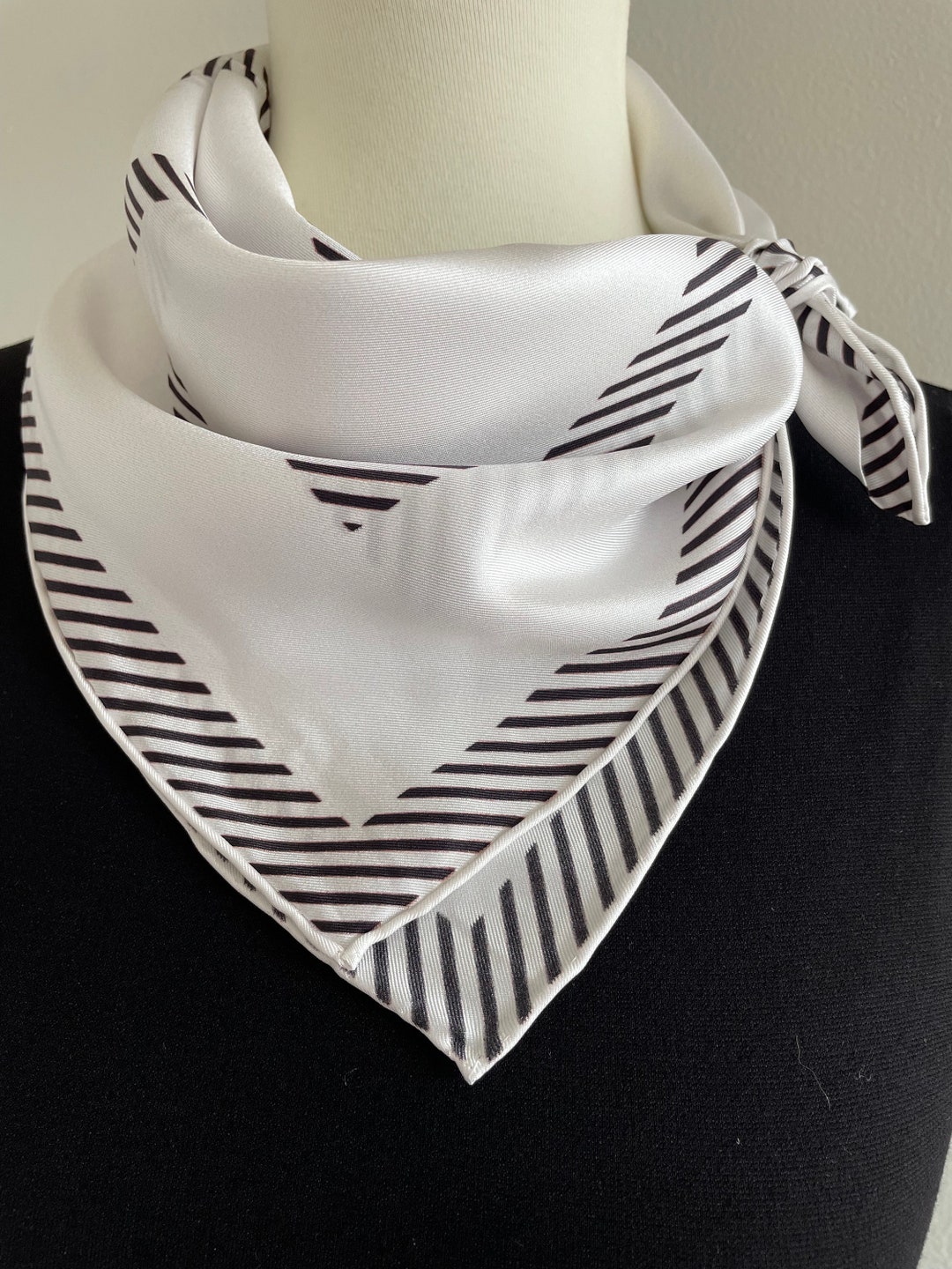 100% Silk Twill Scarf Square Pure Silk Bandana Head Hair