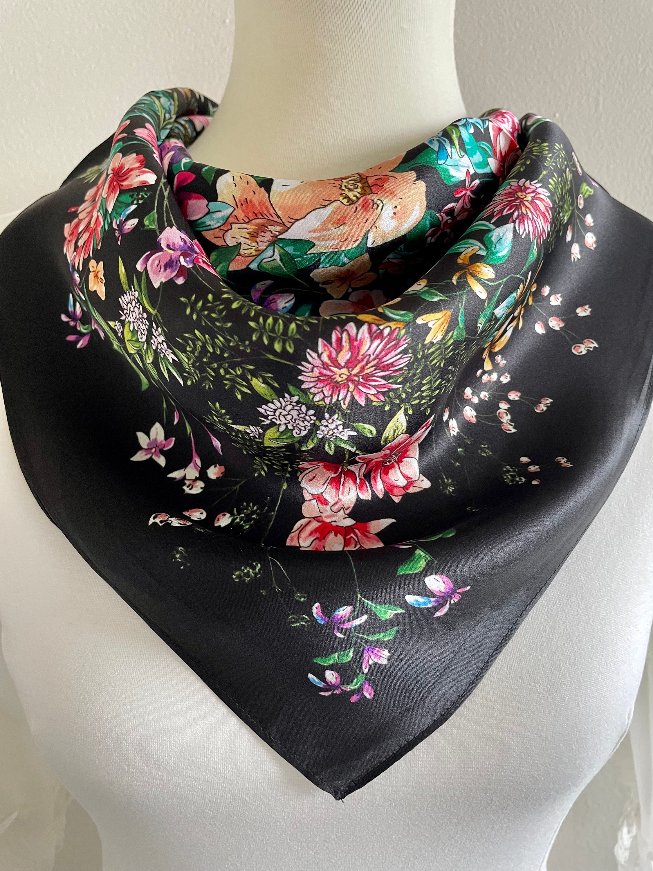 Dkny silk scarf - Etsy 日本