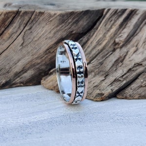 Spinner Ring ,925 Sterling Silver Ring ,Meditation Ring, Worry Ring, Anxiety Ring ,Beautiful Ring, Women Ring , Simple Ring, Gift for her