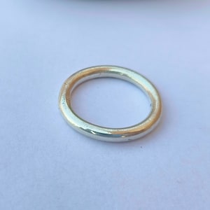Silver Band Ring, Round Band Ring, 925 Sterling Silver, Handmade Silver Ring, Engagement Ring, Christmas Gift, Men & Women Band Ring,