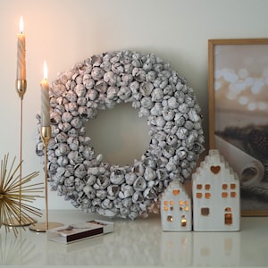 Decorative wreath wreath door wreath wall wreath 40 cm diameter