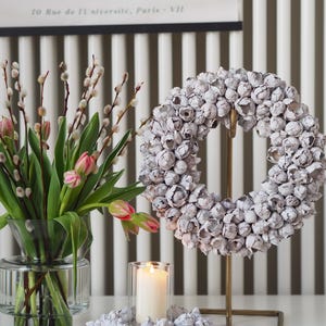 Decorative wreath, door wreath, wall wreath 55, 40, 30 and 20 cm diameter
