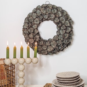 Decorative wreath, door wreath, wall wreath 40 cm diameter