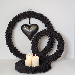 Handmade decorative wreath Natural door wreath Wall wreath 45 cm