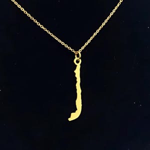 Collier CHL du Chili avec pendentif carte du pays, breloque souvenir patrie, bijoux carte du pays, cadeau femme chilienne, femme missionnaire SDJ