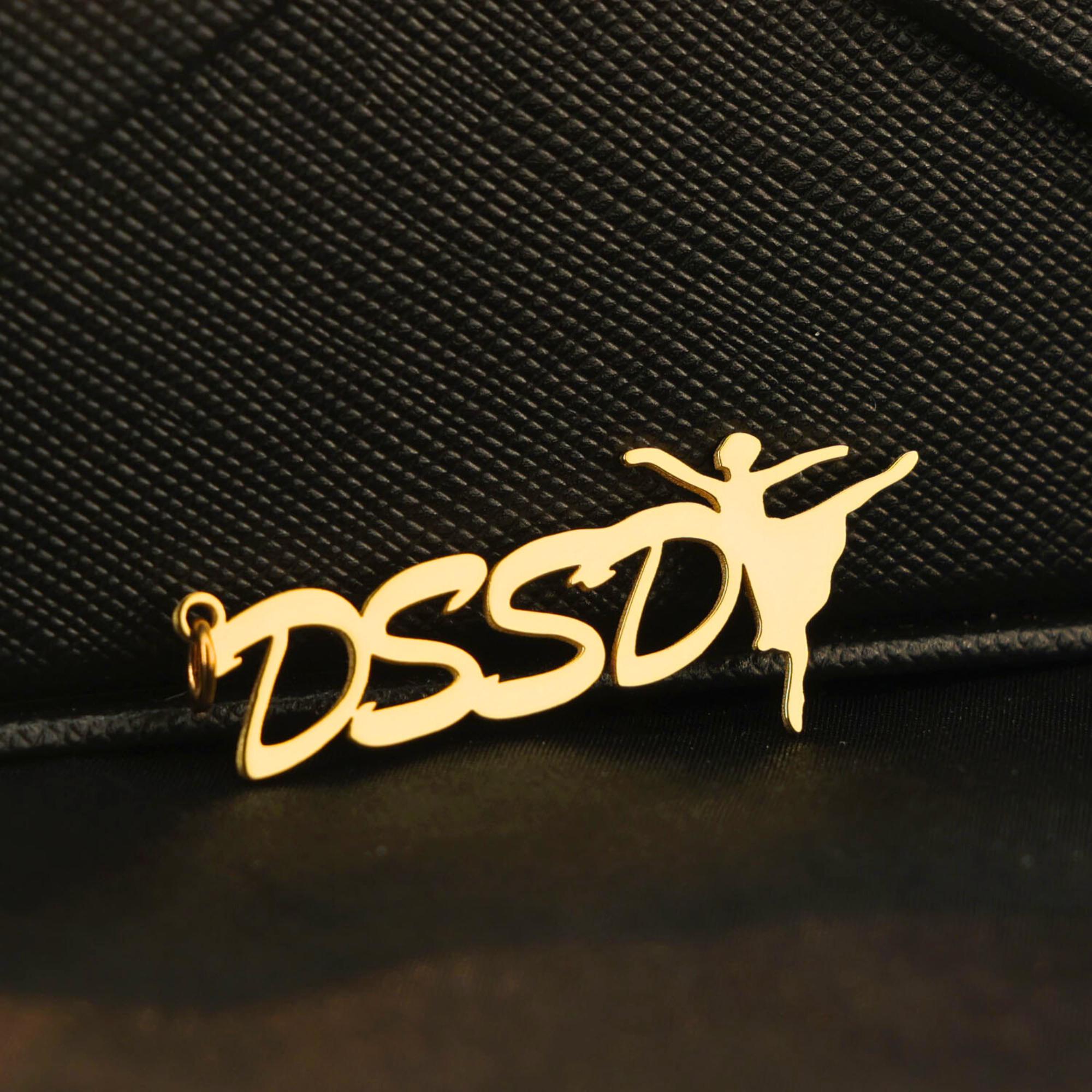 Ballerina Necklace Name Custom Ballet Dancer Nameplate Sports Jewelry Personalized Ballet Teacher Gift Ballet Team Logo Charm Ballet Jewelry