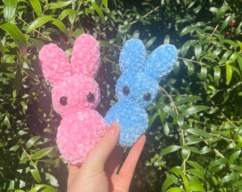 Crochet Bunny Peep Plushie | Perfect Gift for Children, Friends and Family for Any Occassion | Bunny Peep