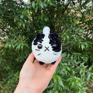 Handmade Crochet Loaf Cat Plushie | Cute Chubby Cat Plush | Custom Colours Available | Amigurumi Cat Toy | Kawaii Animal Plush Gift