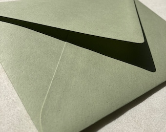 Briefumschlag B6 | nachhaltige Hülle | edles nachhaltiges Naturpapier aus Kiwis