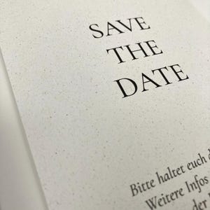 Individuelle Save the Date Karten, Save the Date Einladungen, DIN A6 Karten zur Hochzeit