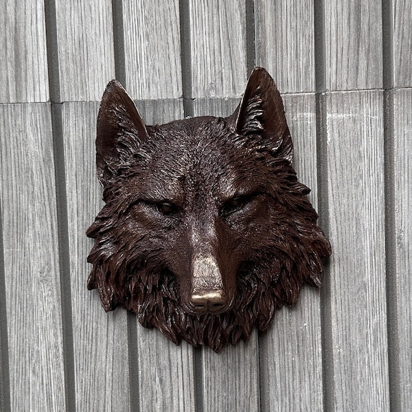 Wolf Head Wall Mount - Etsy