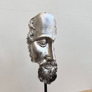 Half Face Zeus Figurine, Head of Zeus, Zeus Statue, God of Thunder, Zeus Figurine, Giant Zeus Statue, Greek Mythology, Zeus Sculpture