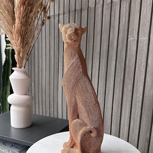1pc Escultura de cerámica Jarrones Decorativos Moderno Cabeza