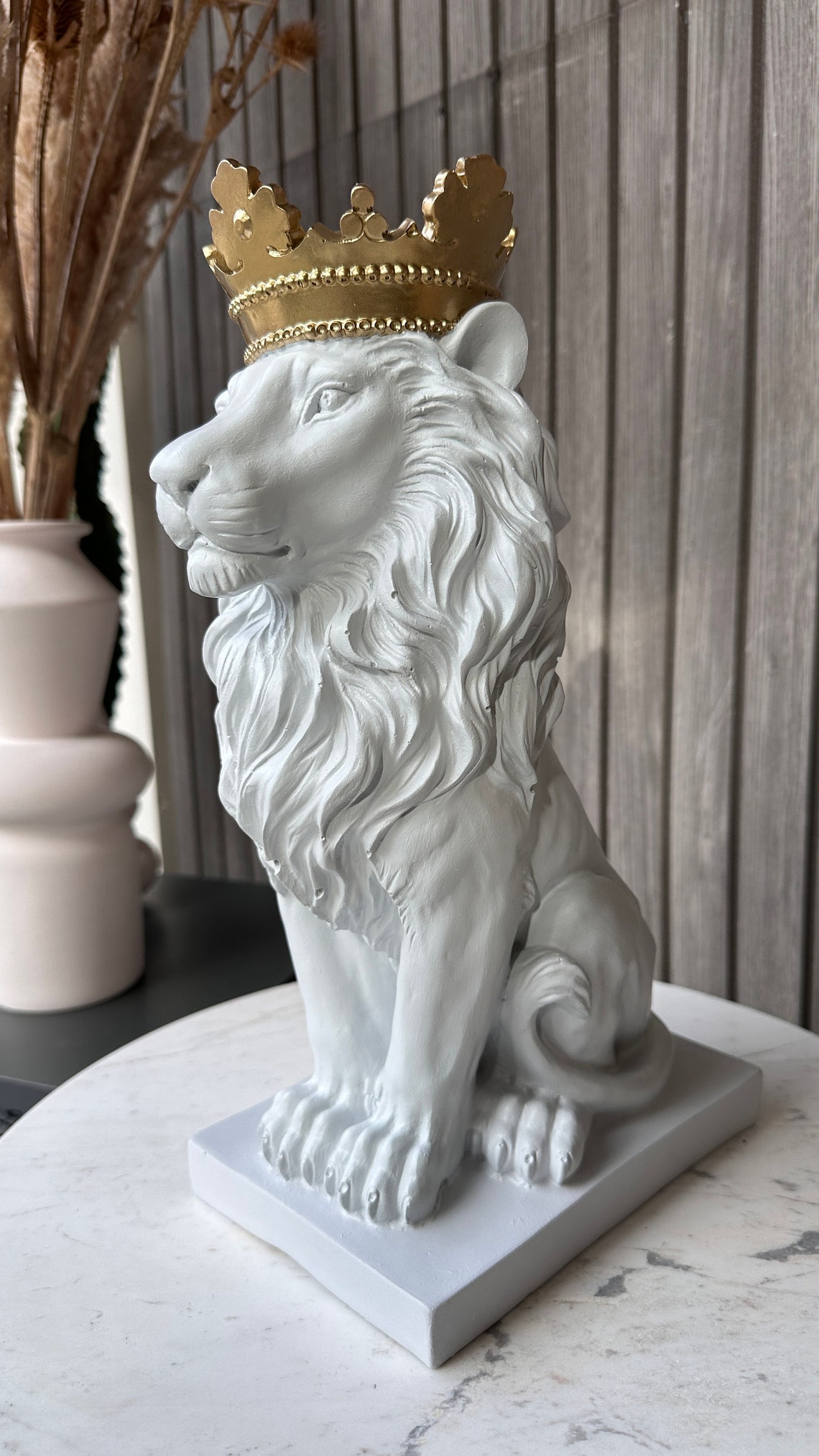 King Lion Statue, Lion Home Decor, Lion King Statue, Lion King