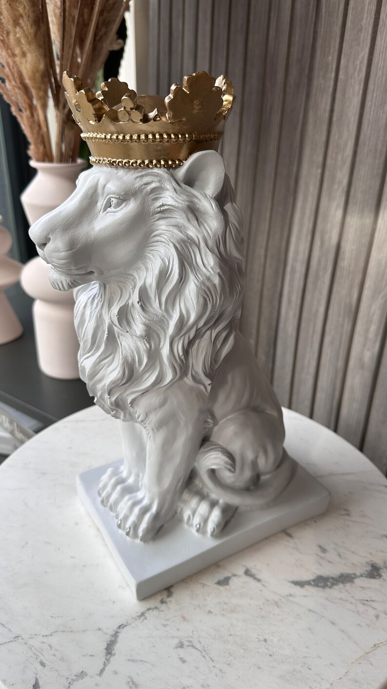 King Lion Statue, Lion Home Decor, Lion King Statue, Lion King