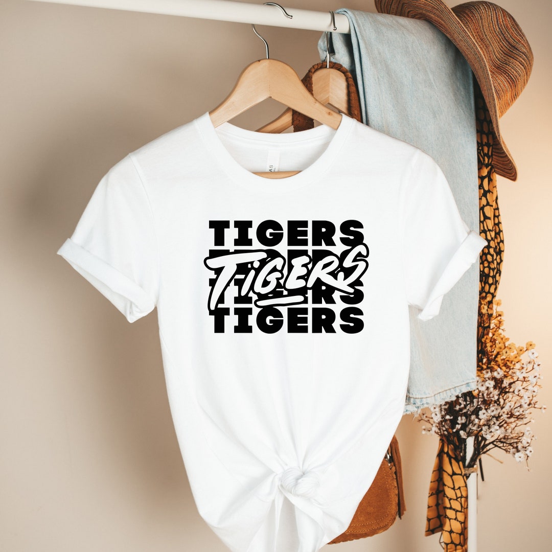 Tigers Shirt Tigers Team Shirt Tigers Football Shirt Tigers Etsy