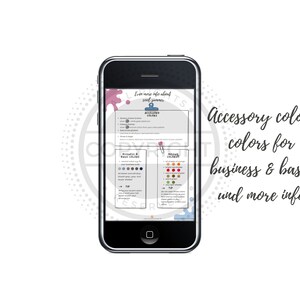 K&ouml;nnte beinhalten: Ein Smartphone zeigt einen Leitfaden f&uuml;r Farbpaletten f&uuml;r Kleidung. Der Leitfaden enth&auml;lt Abschnitte f&uuml;r "Accessoire-Farben", "Neutrale & Grundfarben" und "Warme Farben". Der Text auf dem Bildschirm lautet "Noch mehr Infos &uuml;ber den k&uuml;hlen Sommer".