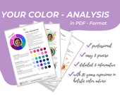 Color Analysis: Seasonal, virtual, personalised - your perfect colors>make-up, jewelry, basic and hair colors- supreme & professional - PDF