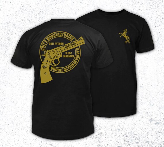 Colt Python Shirt 357 Double Action Revolver Magnum T-shirt - Etsy UK