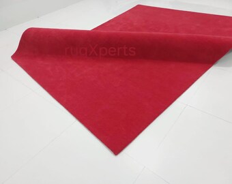 Premium quality bright red area rug for living room designer hand tufted wool rug 8x10 9x12 feet   rug customize in any color size shape