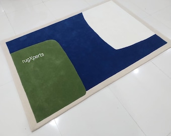 8x10 area rug wool  for living room , bedroom , contemporary designer wool rug can be customize in any color size shape